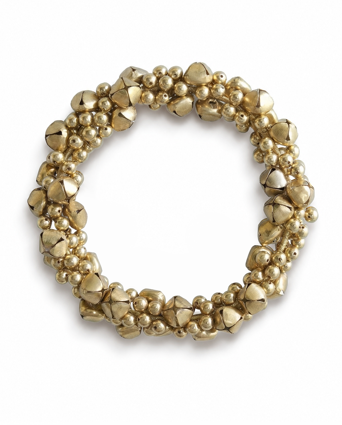 Handmade Golden Bells Wreath