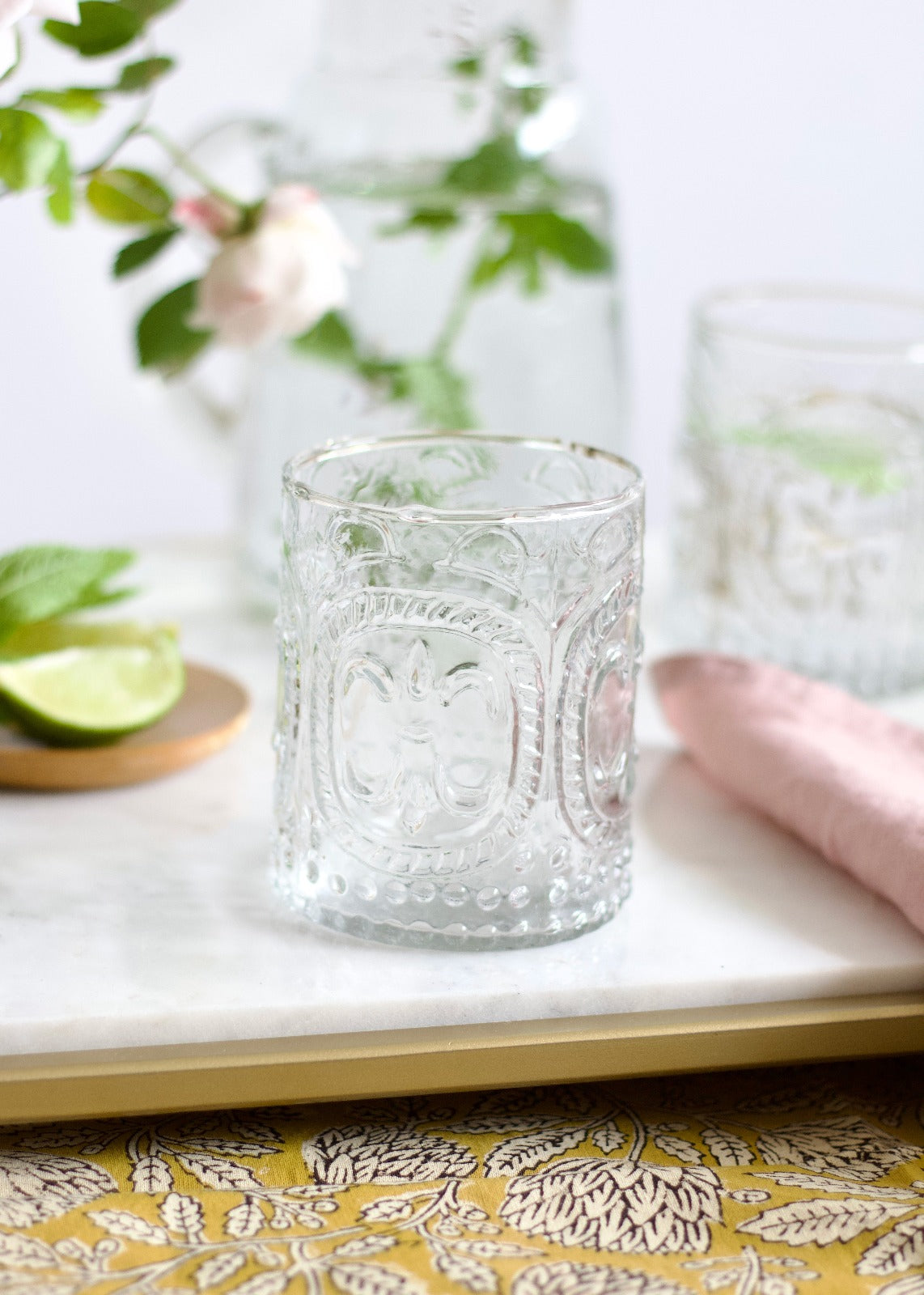 Tumbler fleur-de-lis