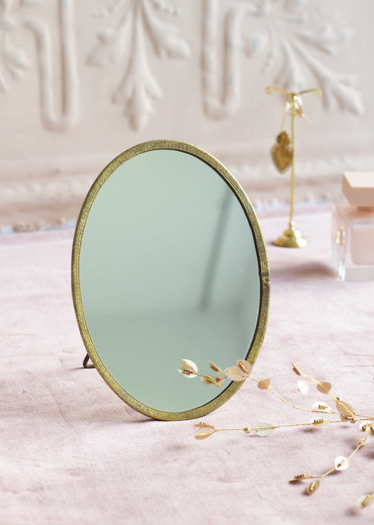 Table mirror oval