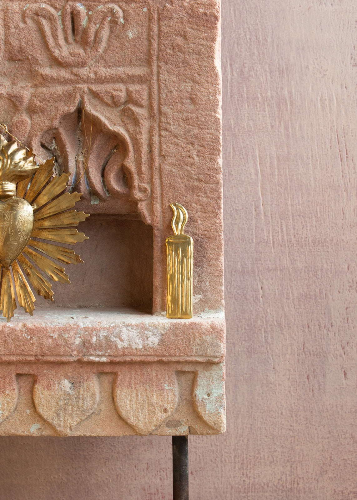 Ex-Voto Heilig Hart Ornament met Stralen