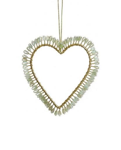 Beaded Heart Ornament