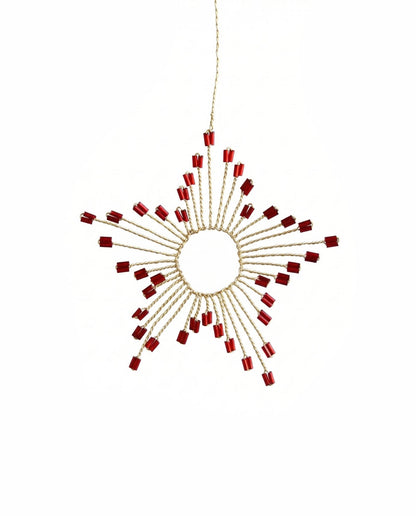 Beaded Star Ornament