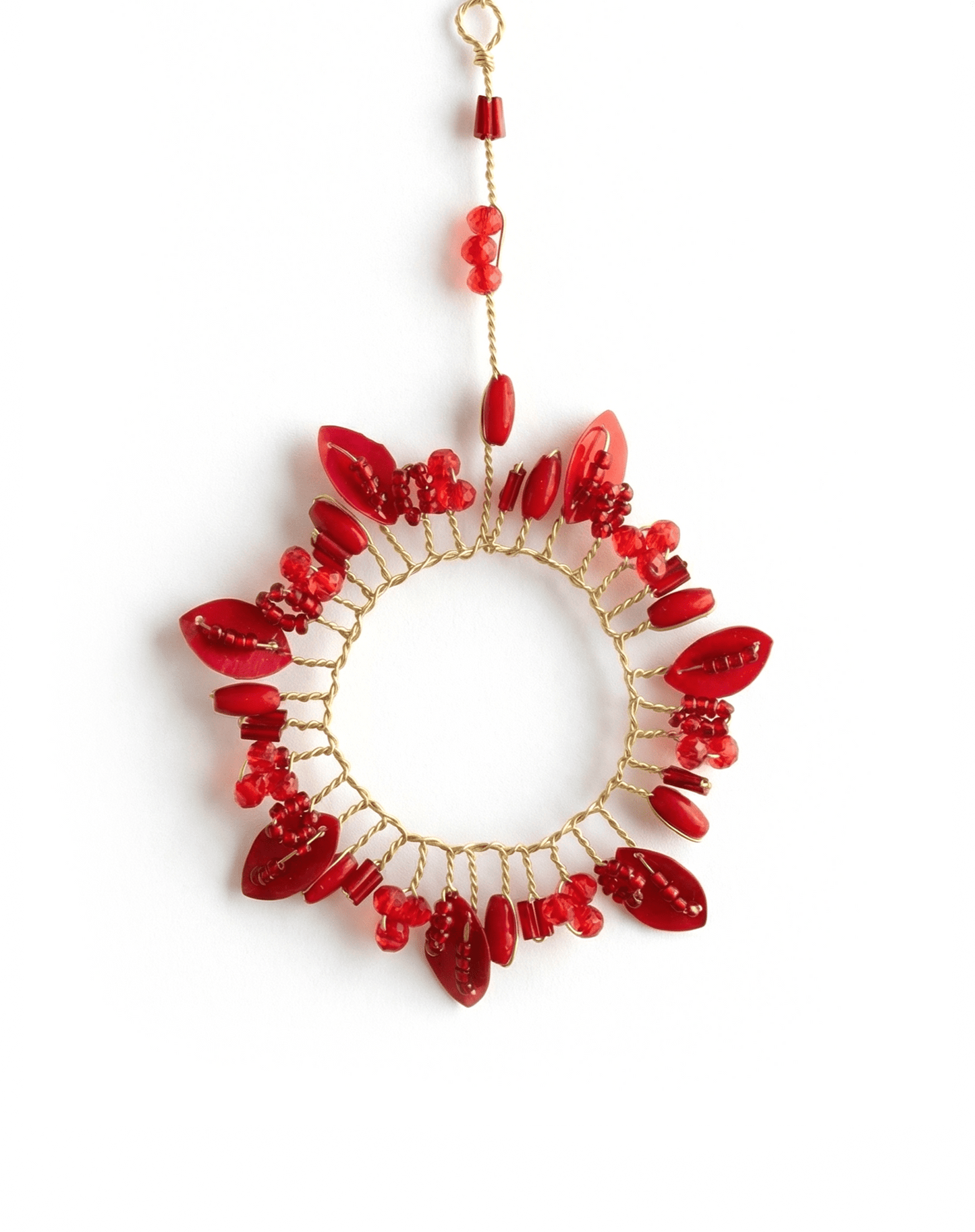 Drahtperlenornament