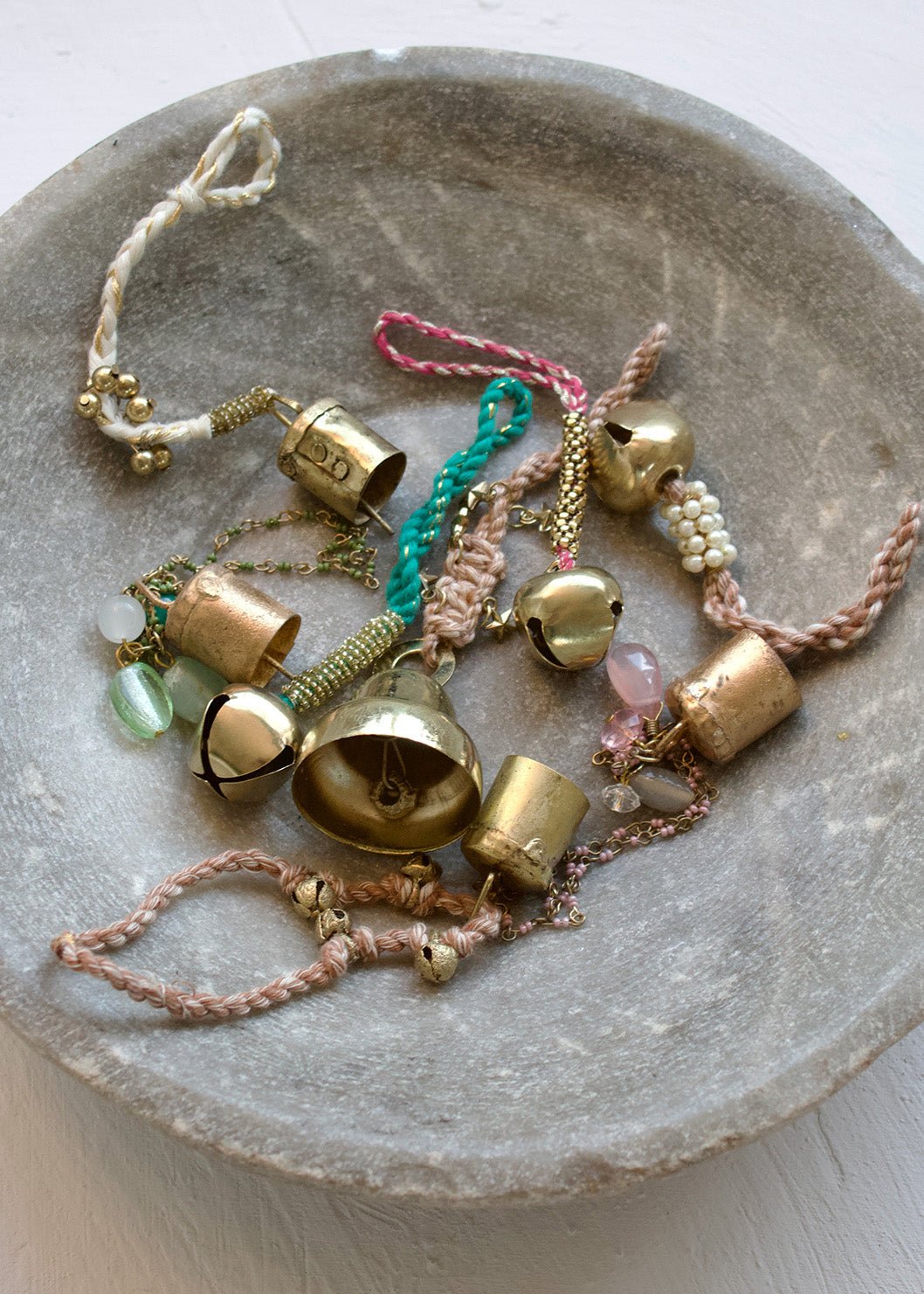 Bell ornament green robe