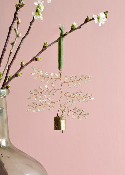 Beaded Bell Ornament