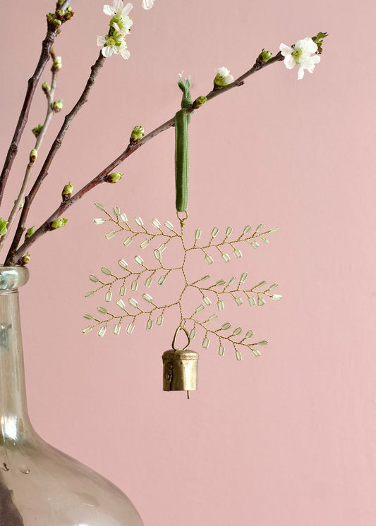 Bell Ornament Pale Celadon