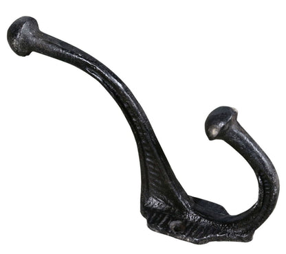 Black metal hook
