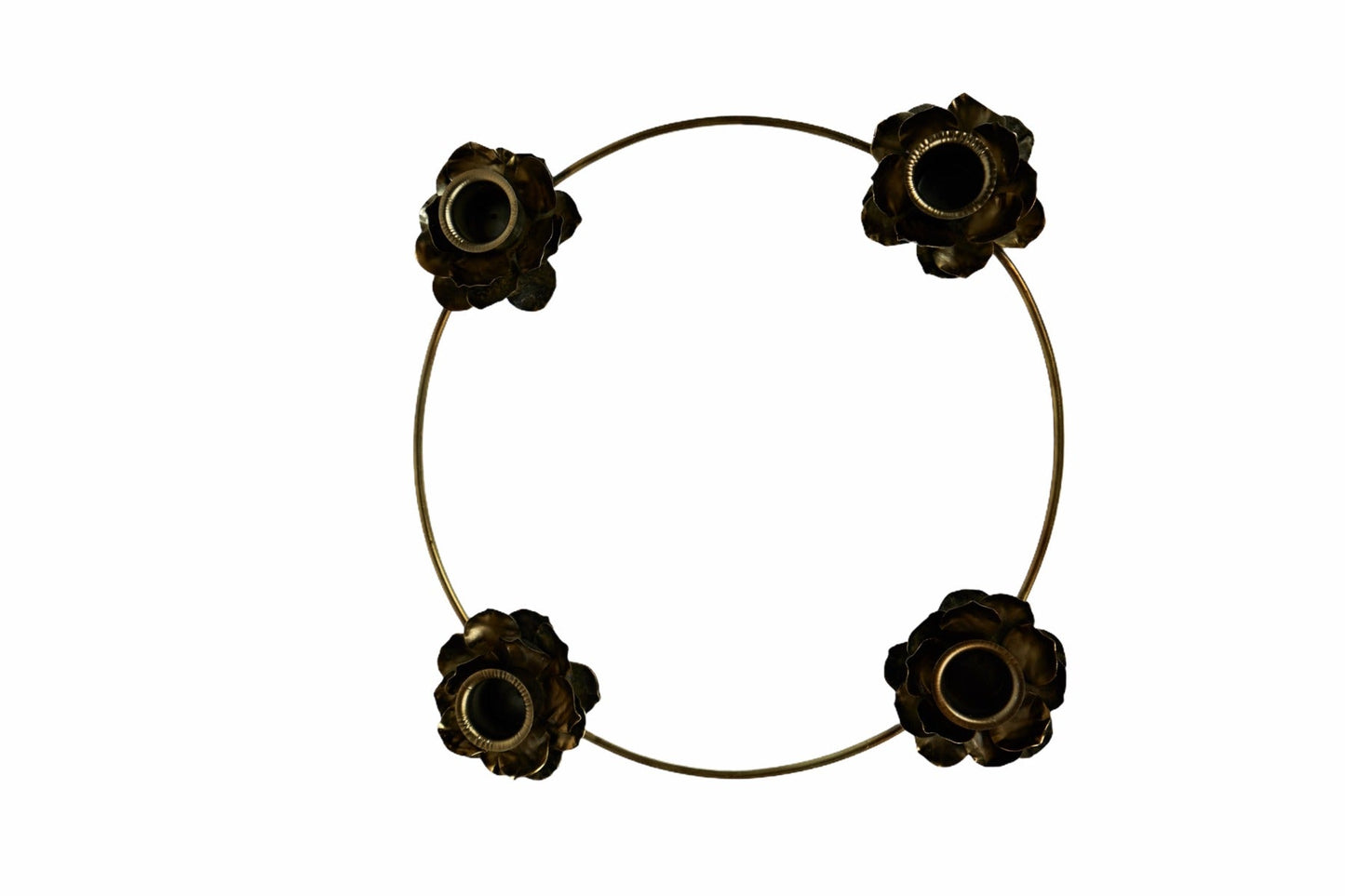 Candle holder flowers