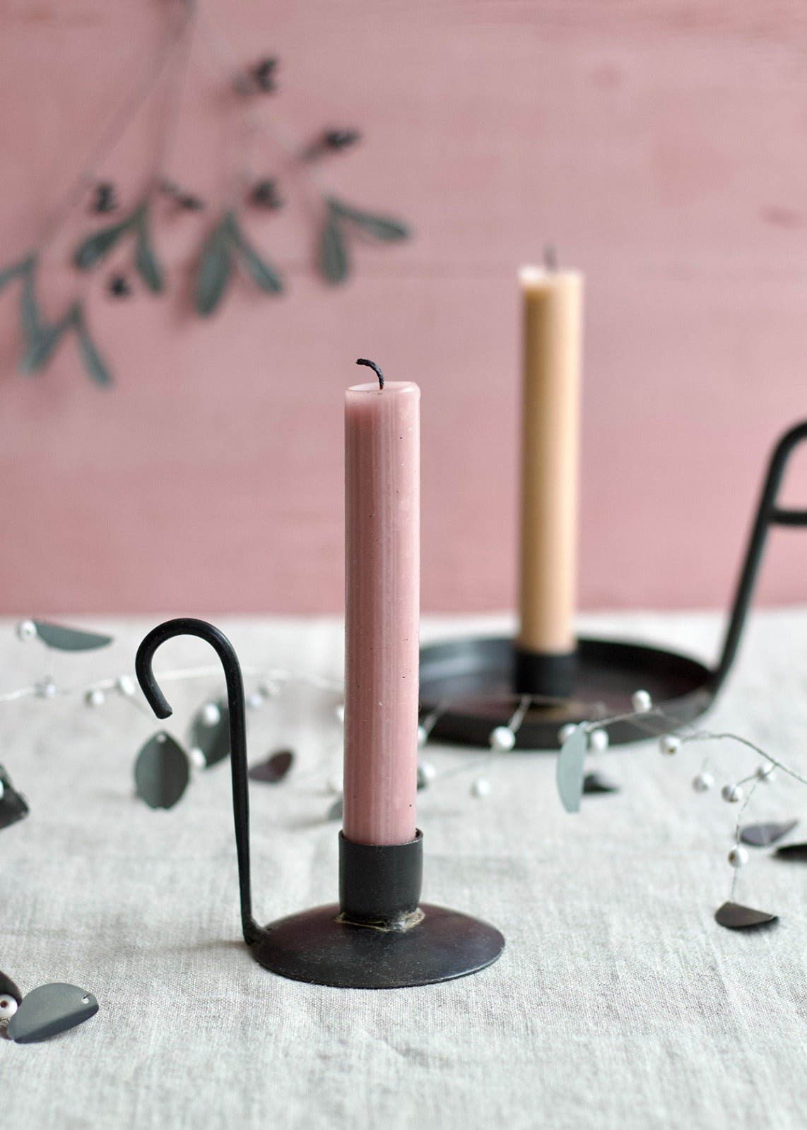 Candle holder iron