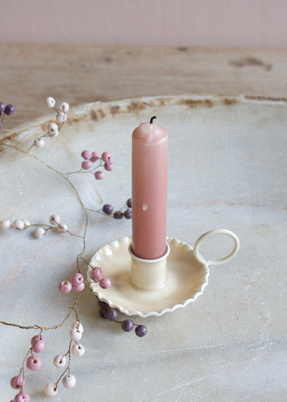 Kaarsenhouder jolie beige