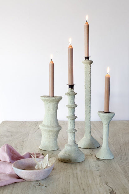 Candle holder paper mache