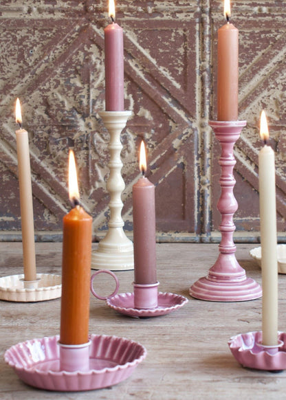 Candle Holder Powder Lilac