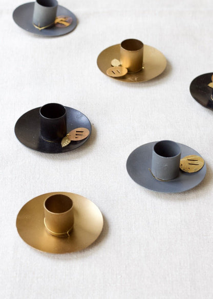 Candle holder zinc