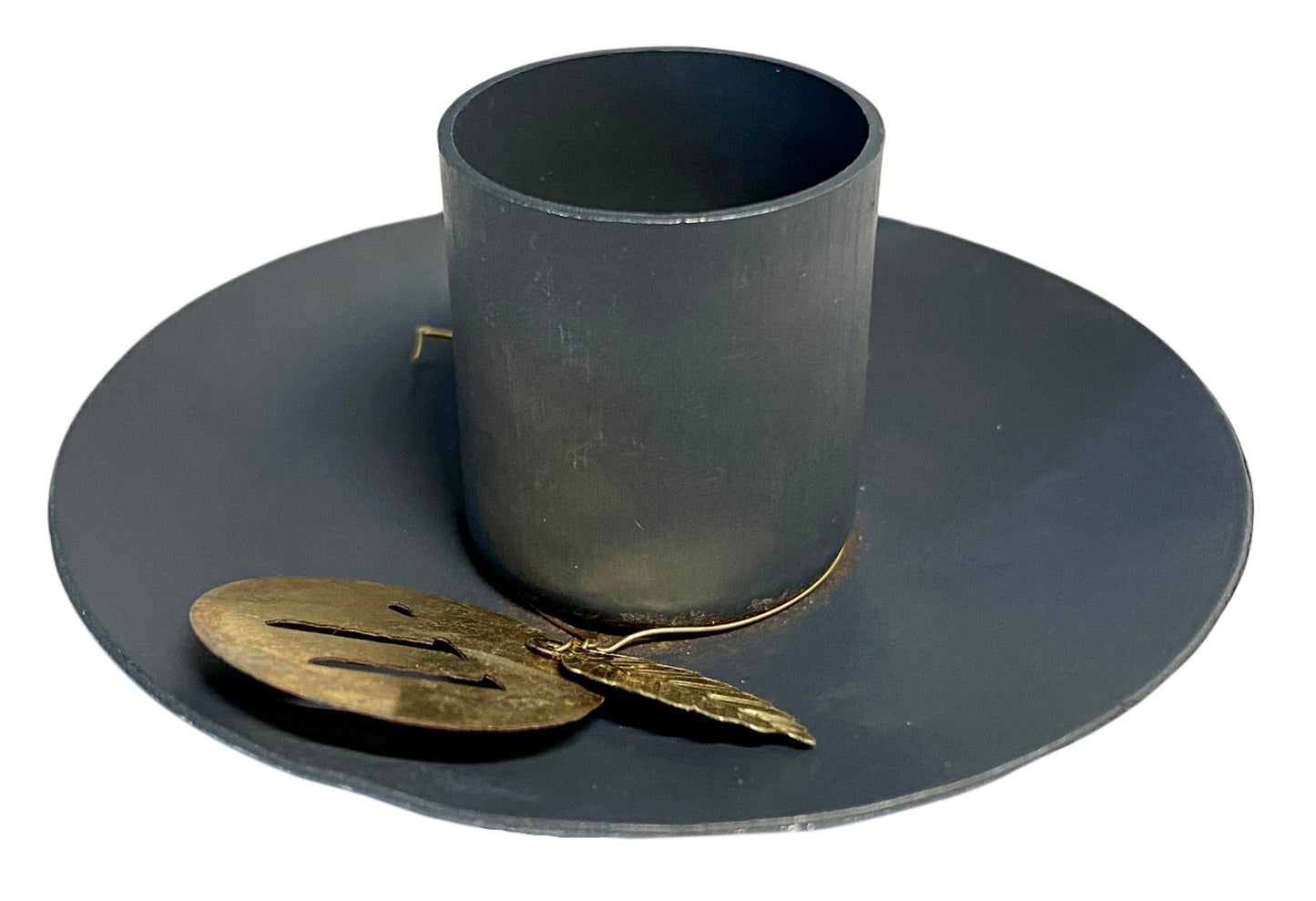 Candle holder zinc