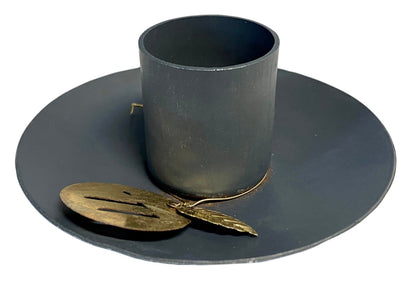 Candle holder zinc