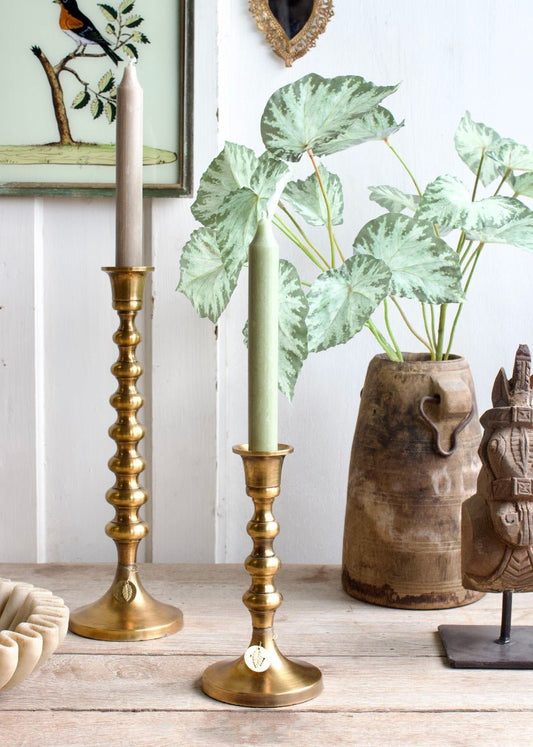 Candleholder copper-colored