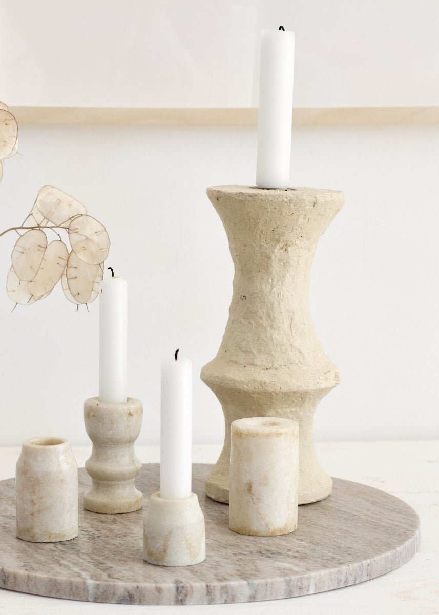 Candleholder paper mache