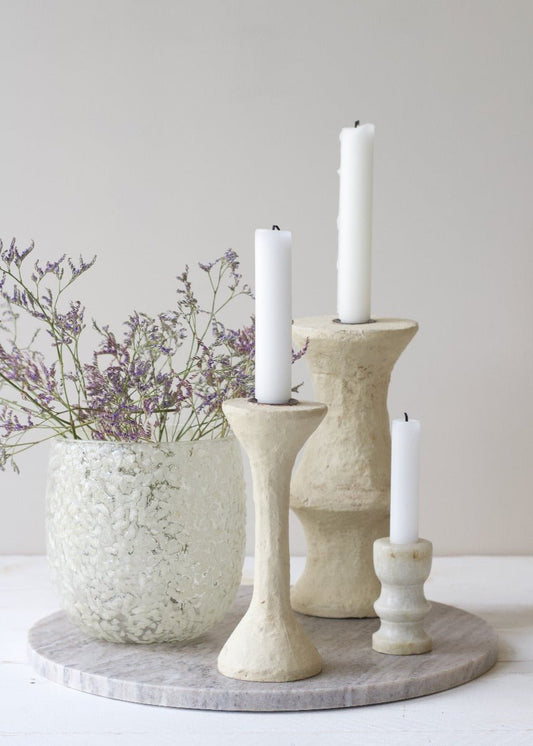 Candleholder paper mache