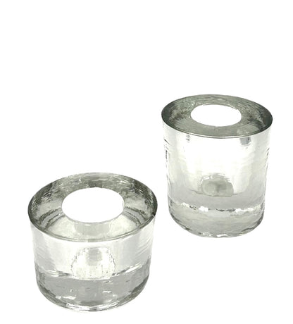 Candleholder transparent glass