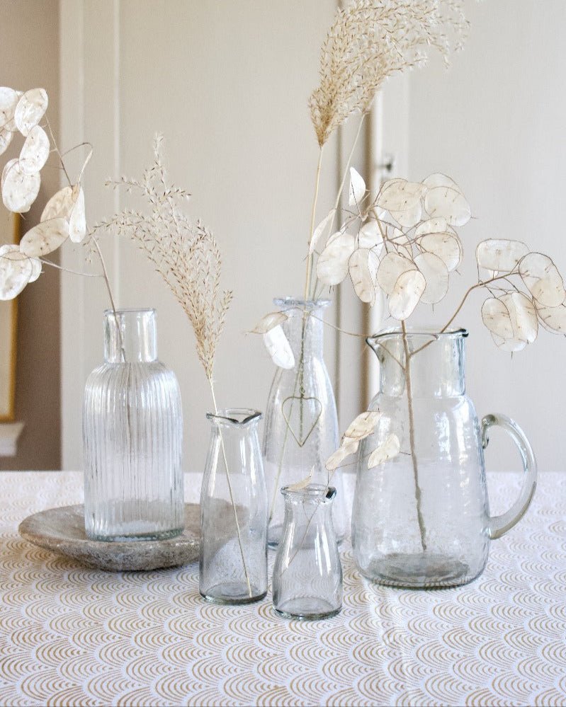 Caraffe hammered glass