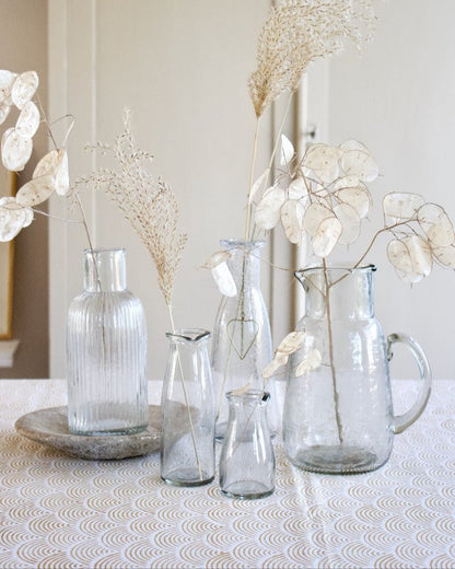 Caraffe hammered glass