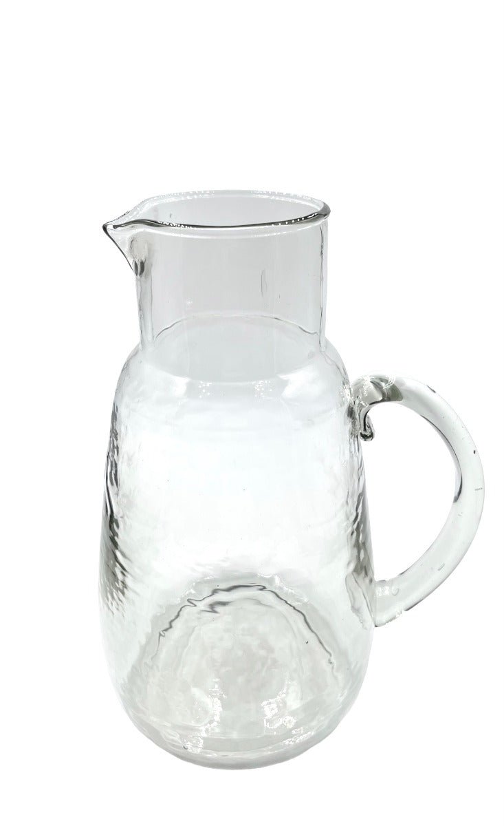 Caraffe hammered glass