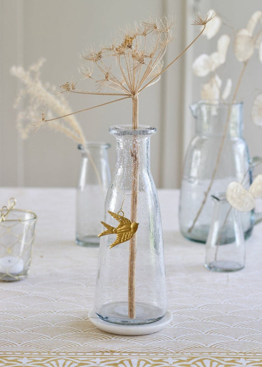 Caraffe seeded glass