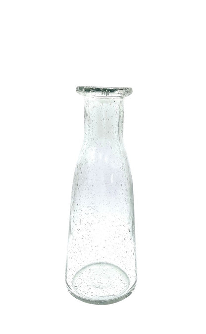 Carafe en verre ensemencé