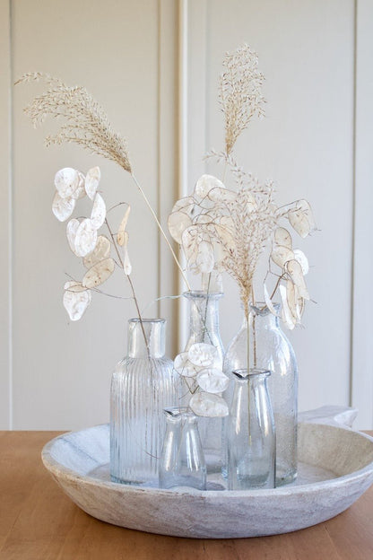 Carafe en verre transparent