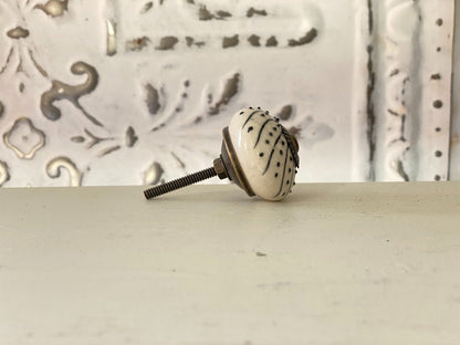 Keramische Knop Sand Spiral