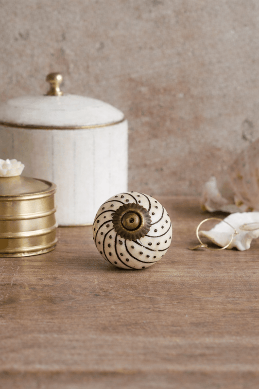 Ceramic Knob Sand Spiral
