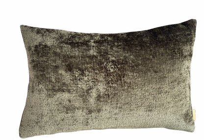 Chenille cushion cover olive 503