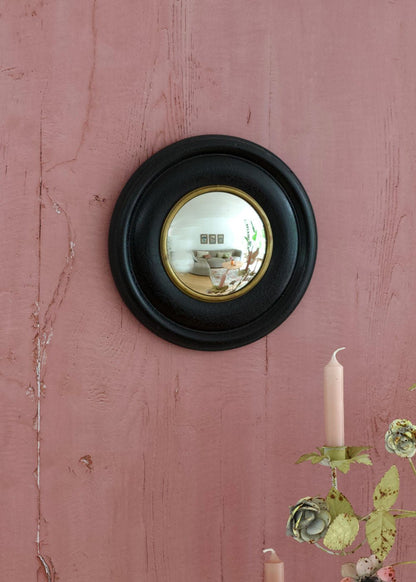 Miroir convexe en bois moyen