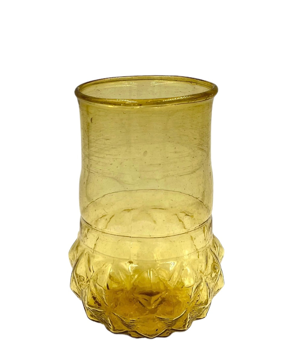 Vase gold recycled glass