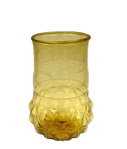 Vase gold recycled glass