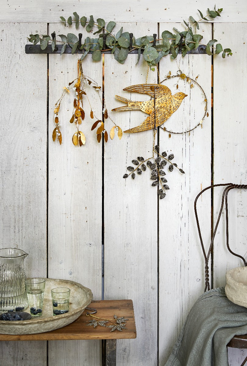 Branch Beaded Leaves