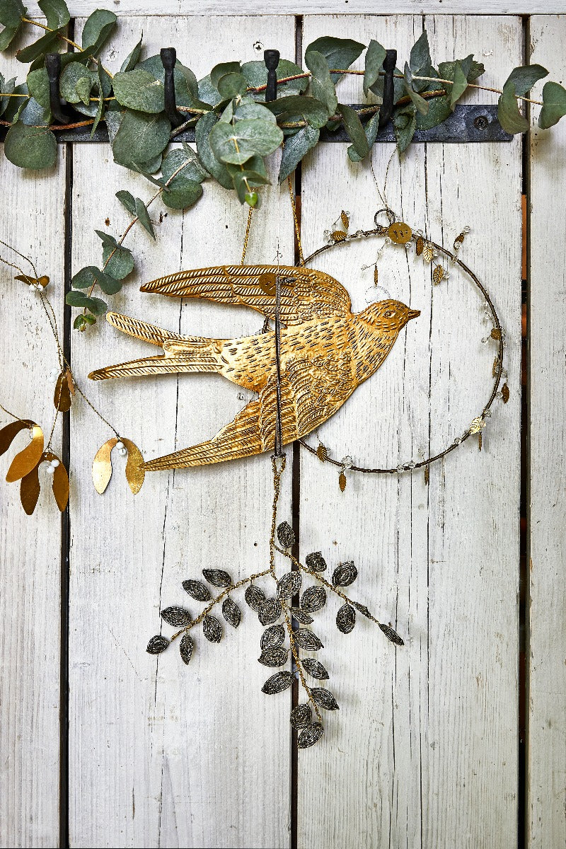 Branch Beaded Leaves