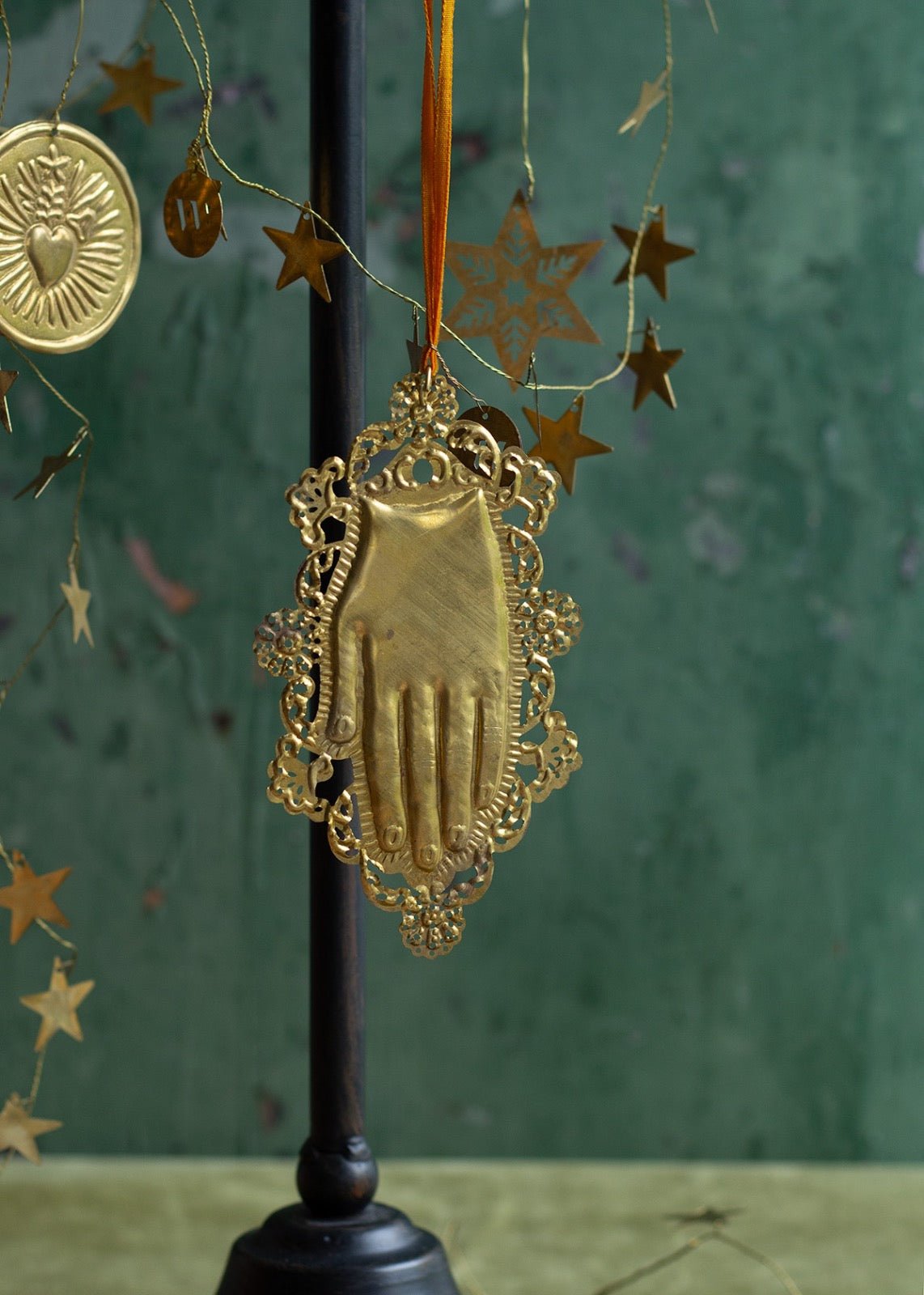 Ex-Voto Hand Ornament with Frame