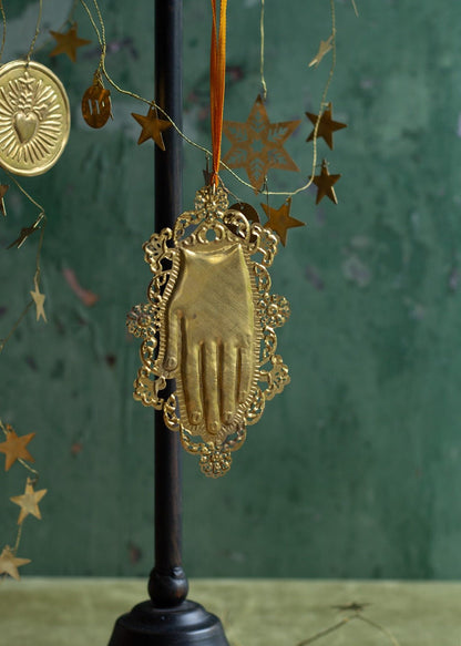 Ex-Voto Hand Ornament with Frame