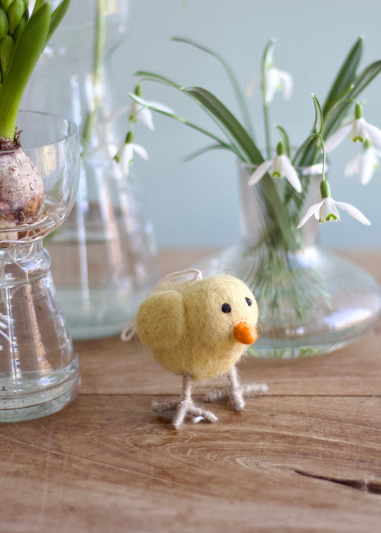 Felt Chick Ornament