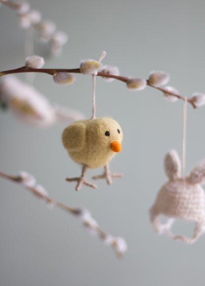 Felt Chick Ornament