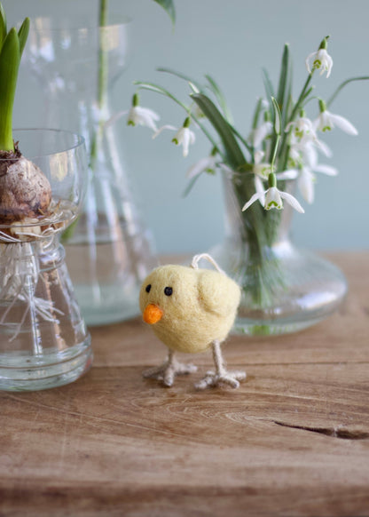 Felt Chick Ornament