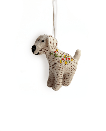 Felt Dog Ornament