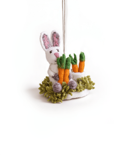 Felt Hare Ornament