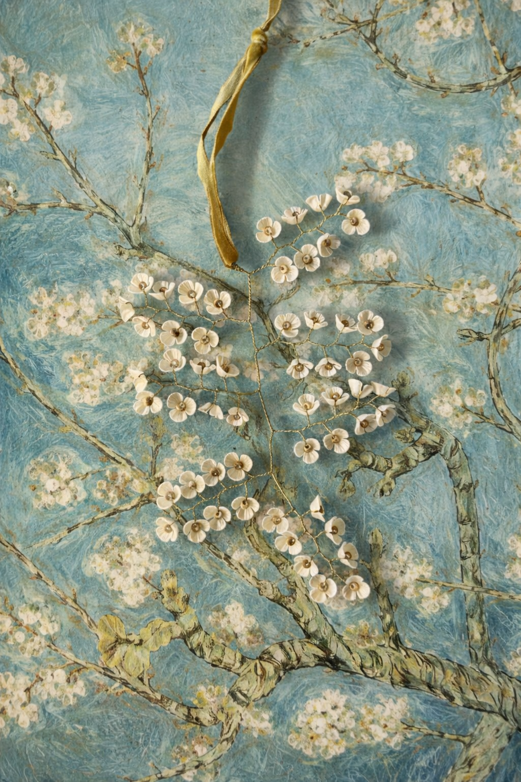 Almond Blossom Hanging Branch