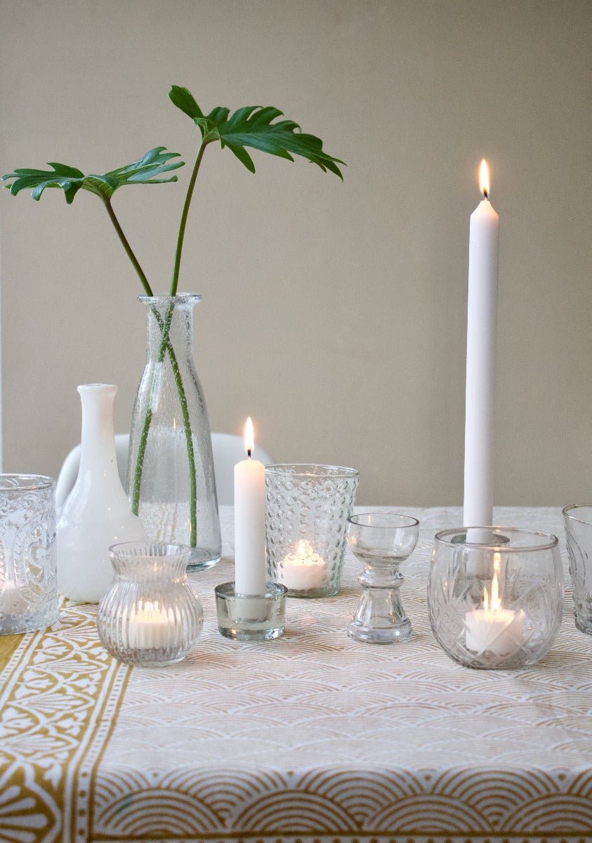 Glas met bubbels