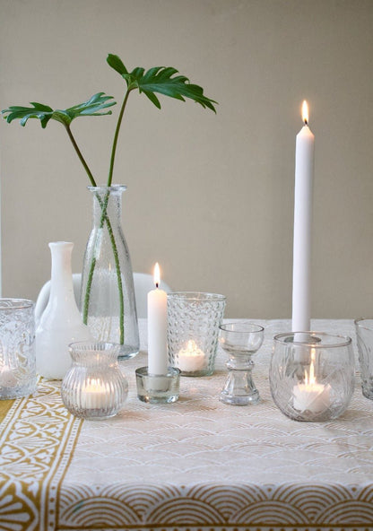 Glas met bubbels