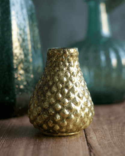 Gold Glass Petit Vase