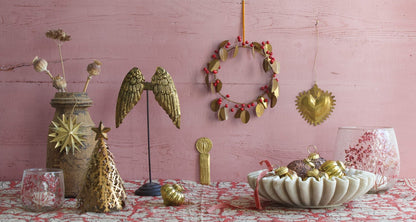 Golden Angel Wings on Stand