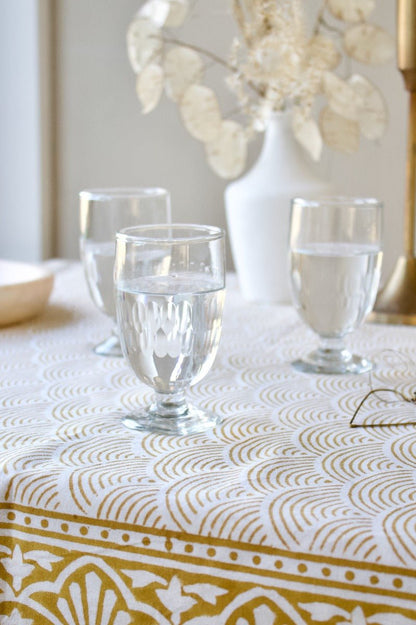 Hand-cut wine glass